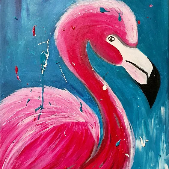 Fancy Flamingo | Paint n Sip | Private Event