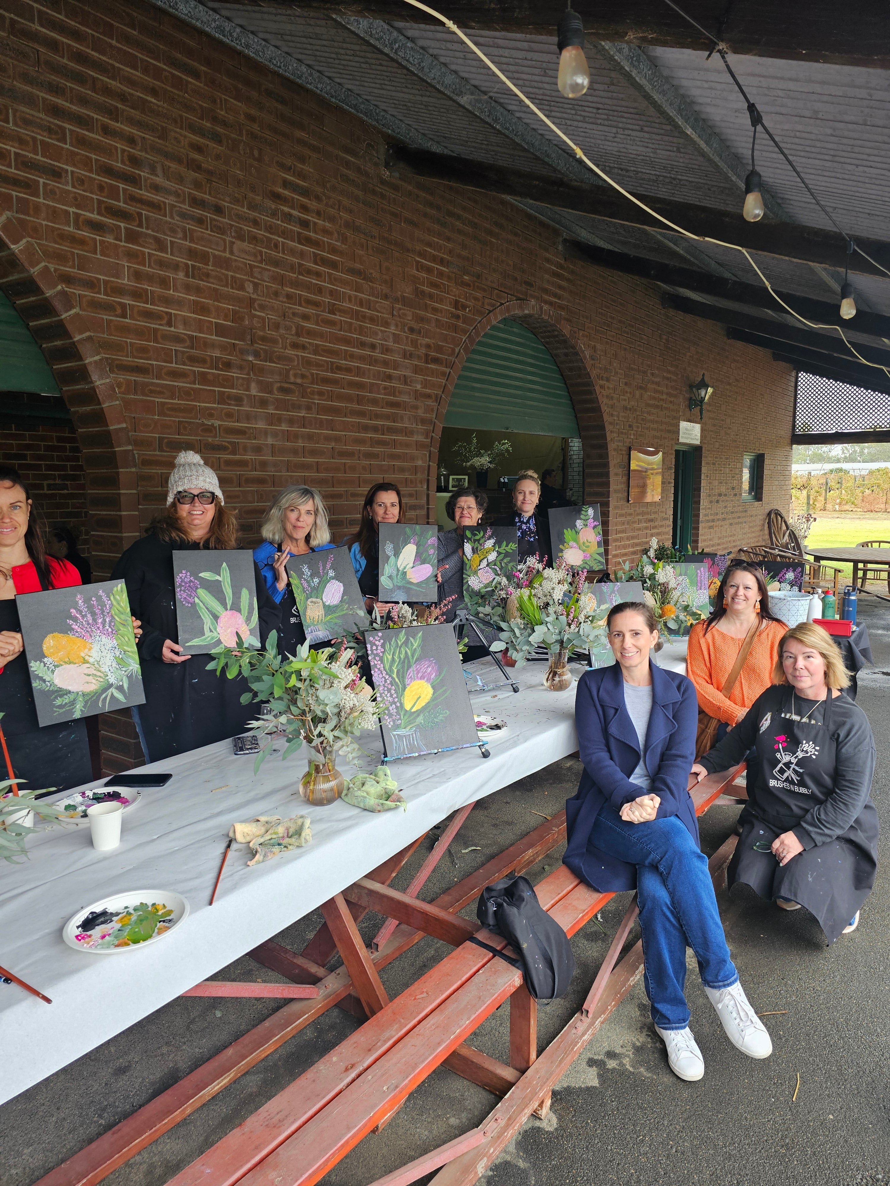 Blooms and Brushes | Paint n Sip | Twin Hill Wines | Nov 9th