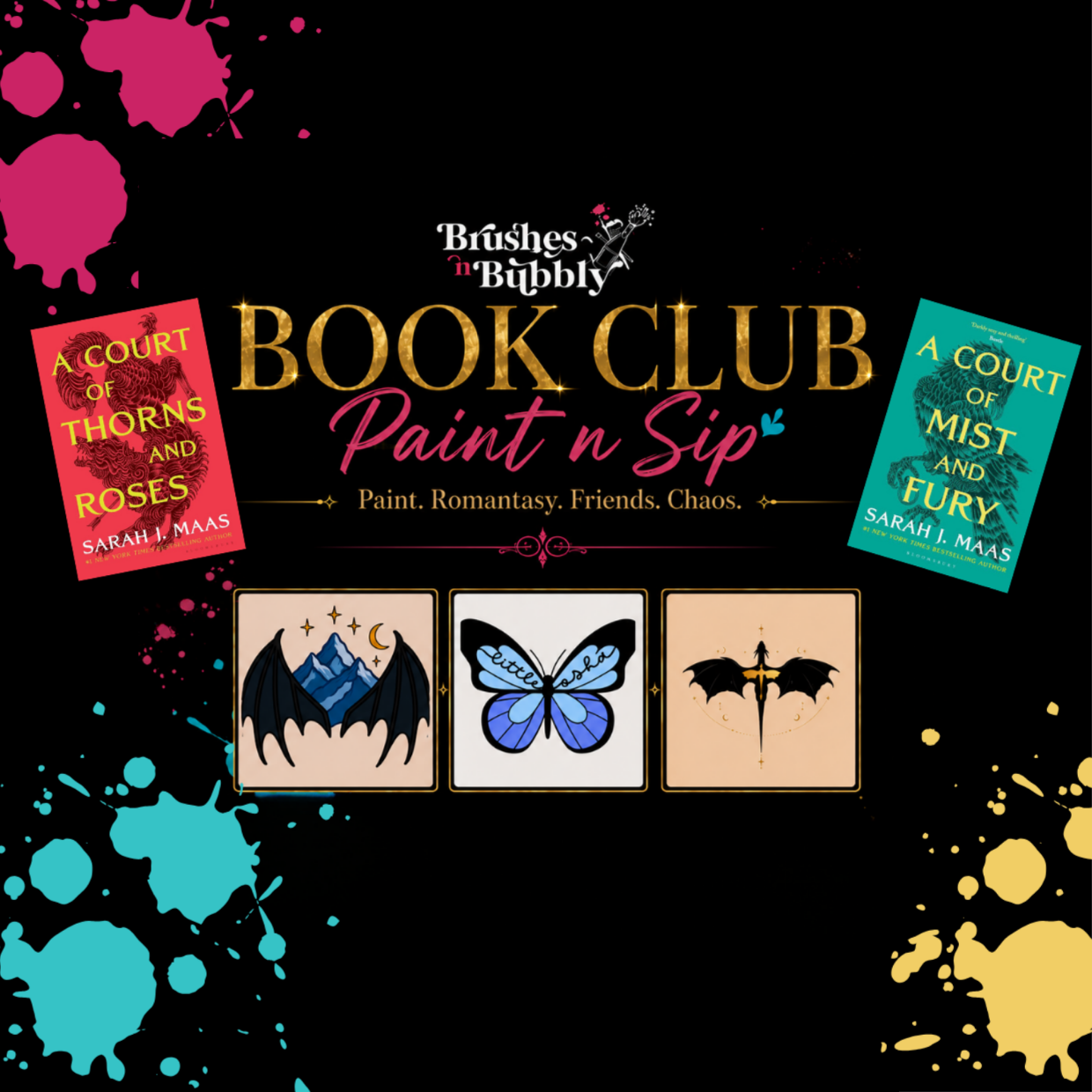 Book Club | Paint n Sip | The Greenwood Hotel | Sep 4th