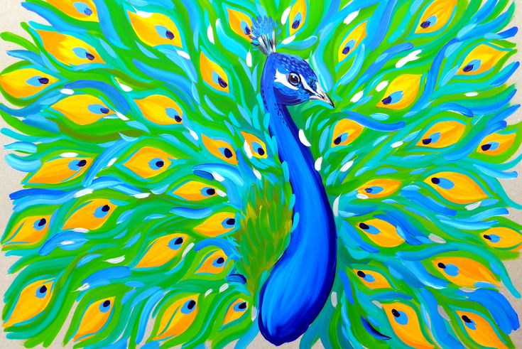 Peacock Glow | Paint n Sip | The Good Paddock | Feb 27th
