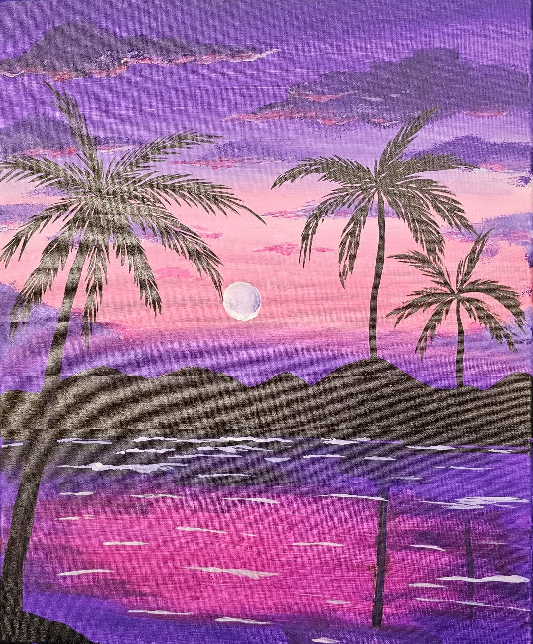 Violet Skies | Paint n Sip | Gosnells Hotel | 20th June